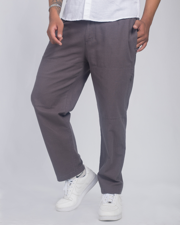 Men's Linen Trouser - LOGO | Ethical Clothing Brand. Made In Nepal