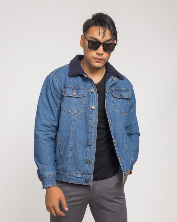 LOGO | Ethical Clothing Brand. Made In Nepal | Men's Denim Jacket